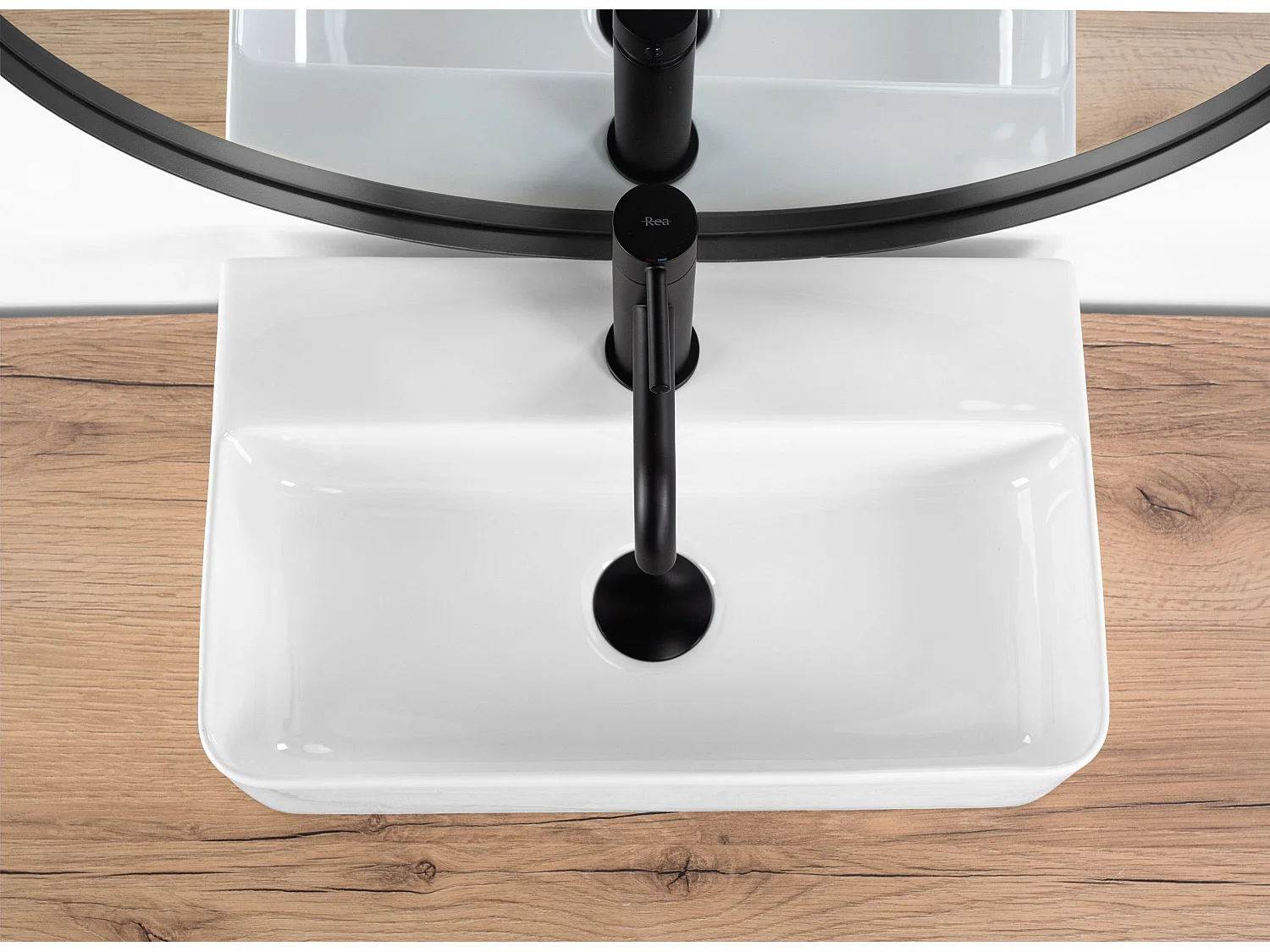 Vasque À Poser Rea Naomi White