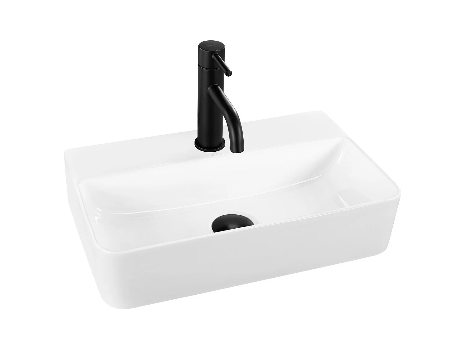 Lavabo Da Appoggio Rea Naomi White