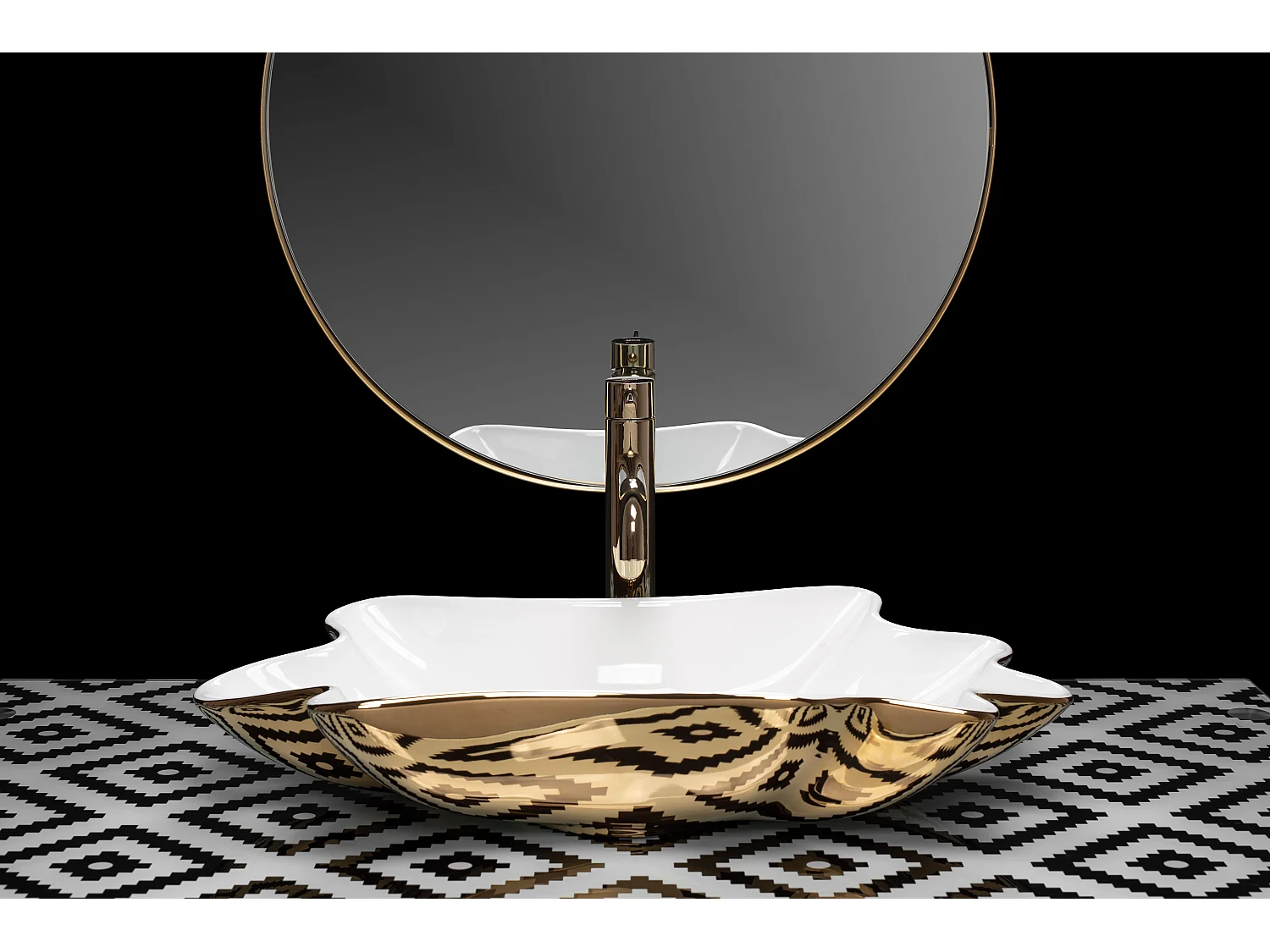 Vasque À Poser Rea Infinity White Gold