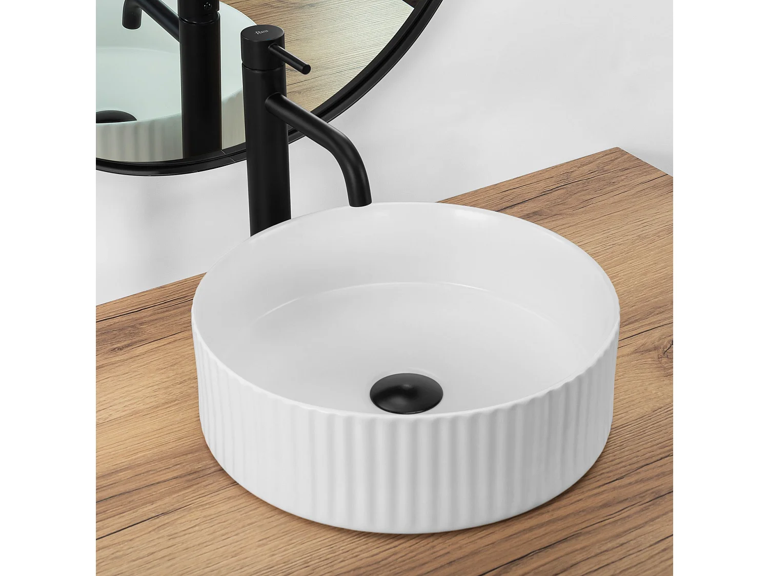 Vasque À Poser Rea Delia White