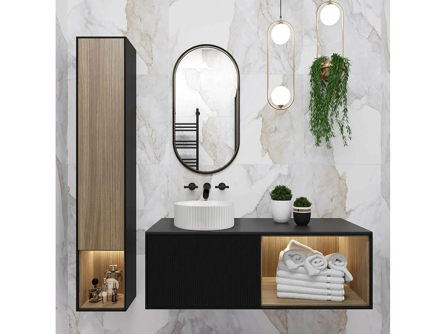 Aufsatzwaschbecken Rea Delia White