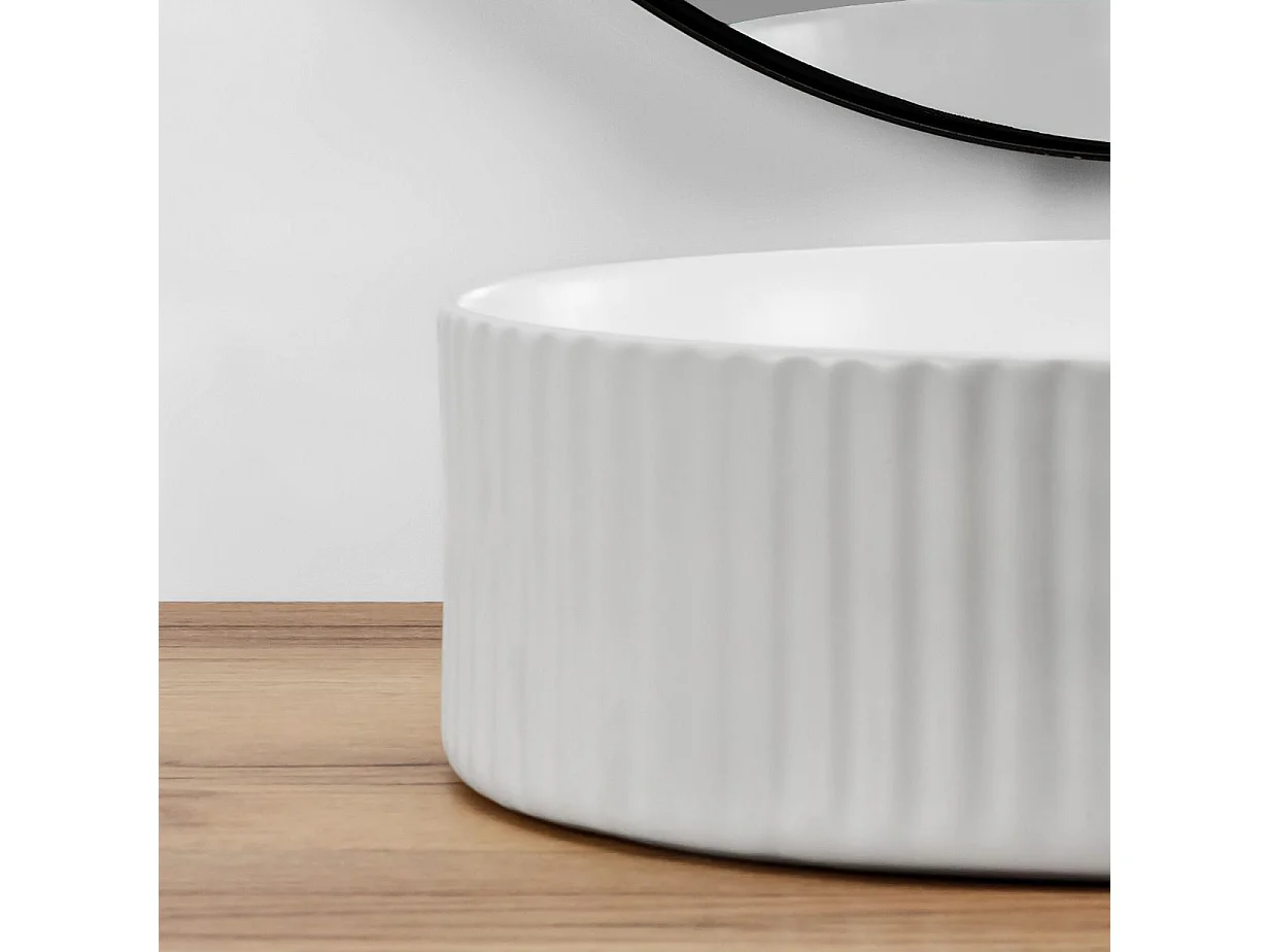 Aufsatzwaschbecken Rea Delia White