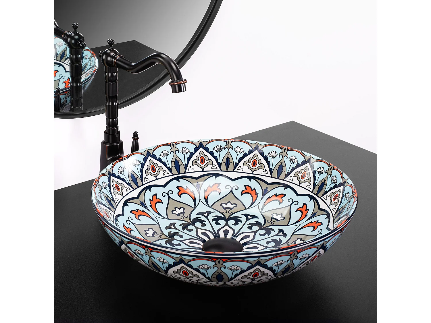 Aufsatzwaschbecken Rea Mexico Multicolour