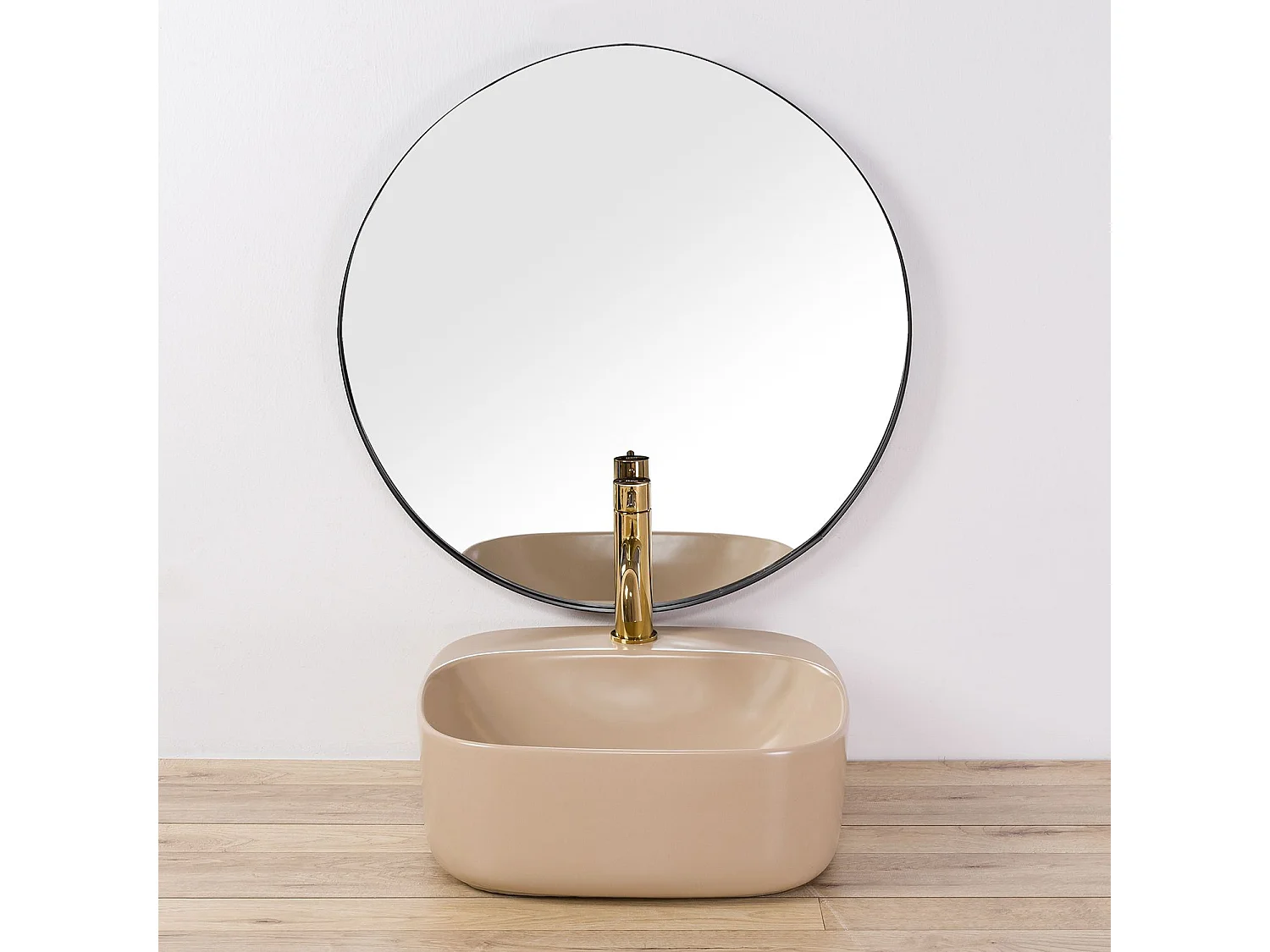 Opzetwastafel Rea Luiza 42 Beige