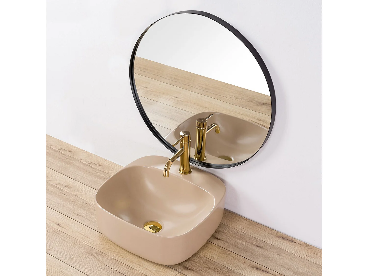 Opzetwastafel Rea Luiza 42 Beige