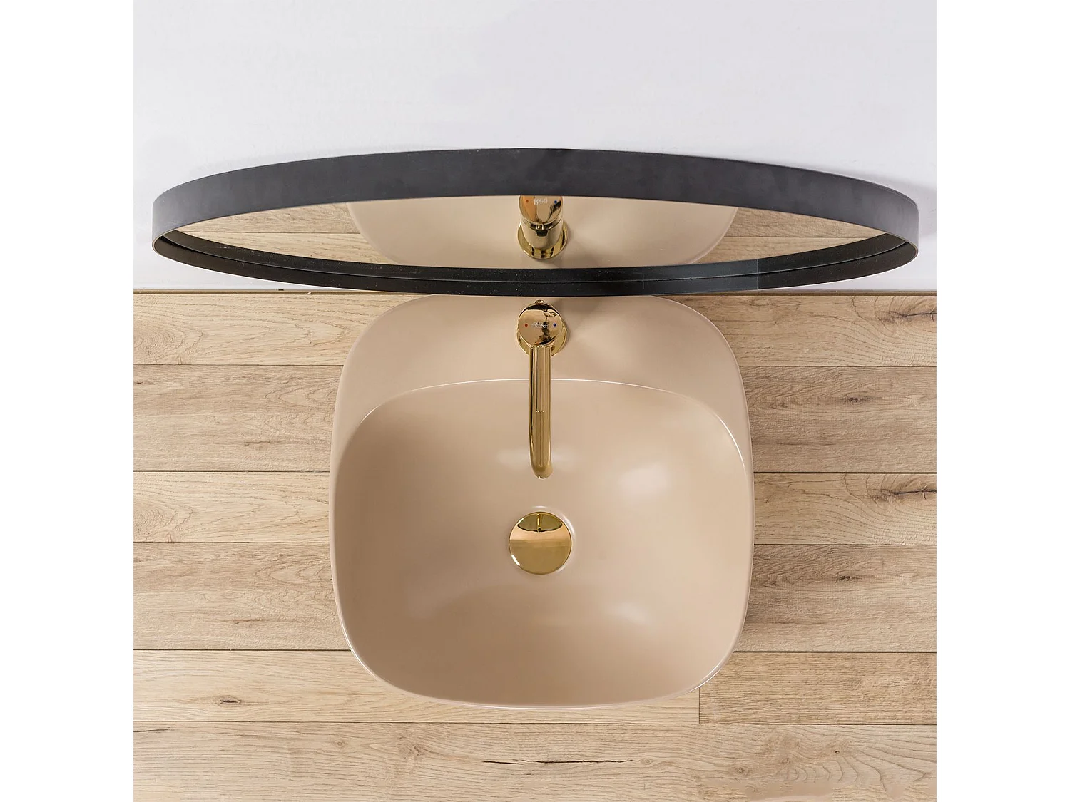 Opzetwastafel Rea Luiza 42 Beige