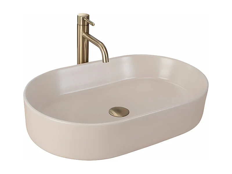 Aufsatzwaschbecken Rea Nadia 60 Beige