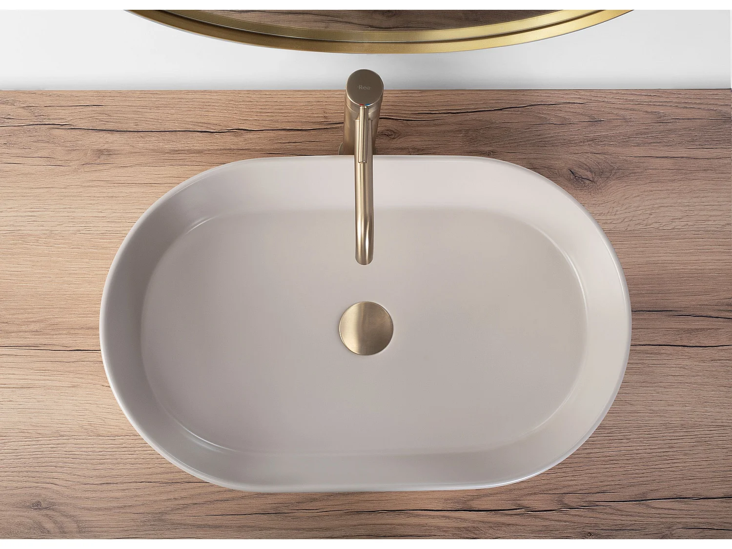 Opzetwastafel Rea Nadia 60 Beige