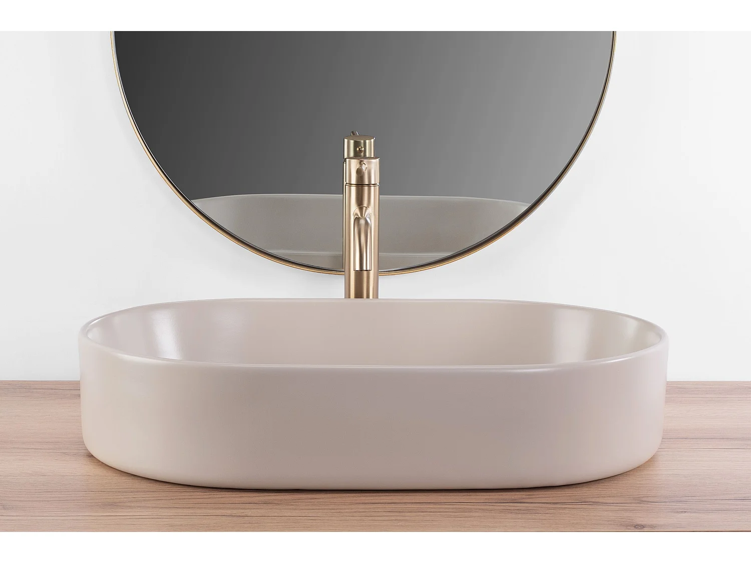 Vasque À Poser Rea Nadia 60 Beige