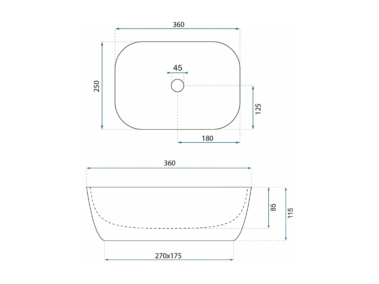 Vasque À Poser Rea Belinda Mini Beige
