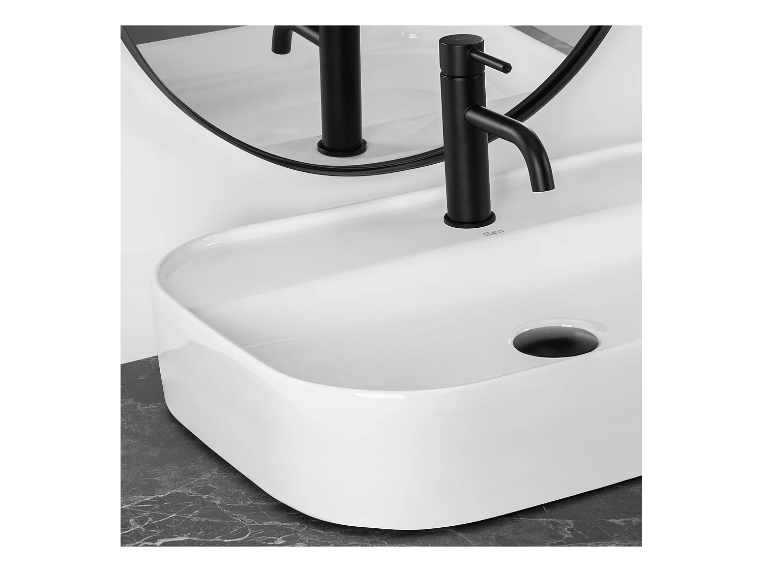 Vasque À Poser Rea Verona White