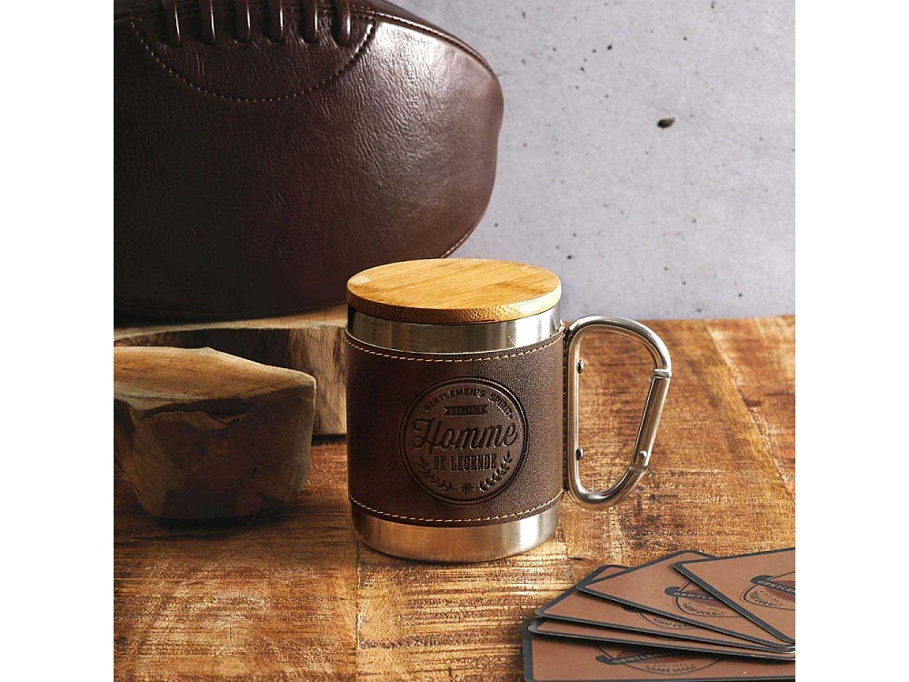 Mug en acier inoxydable Homme de légende