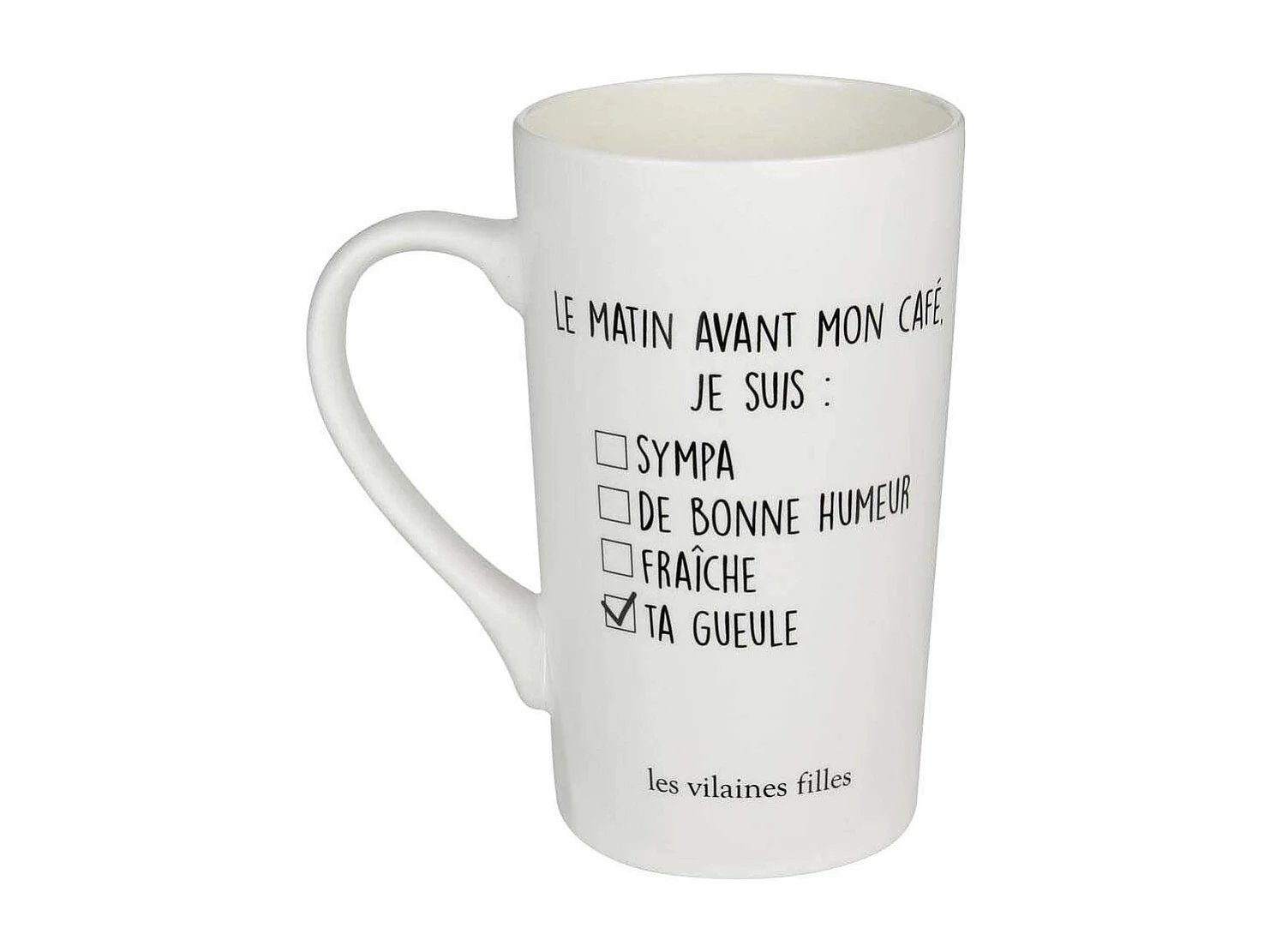 Mug humoristique en porcelaine XXL