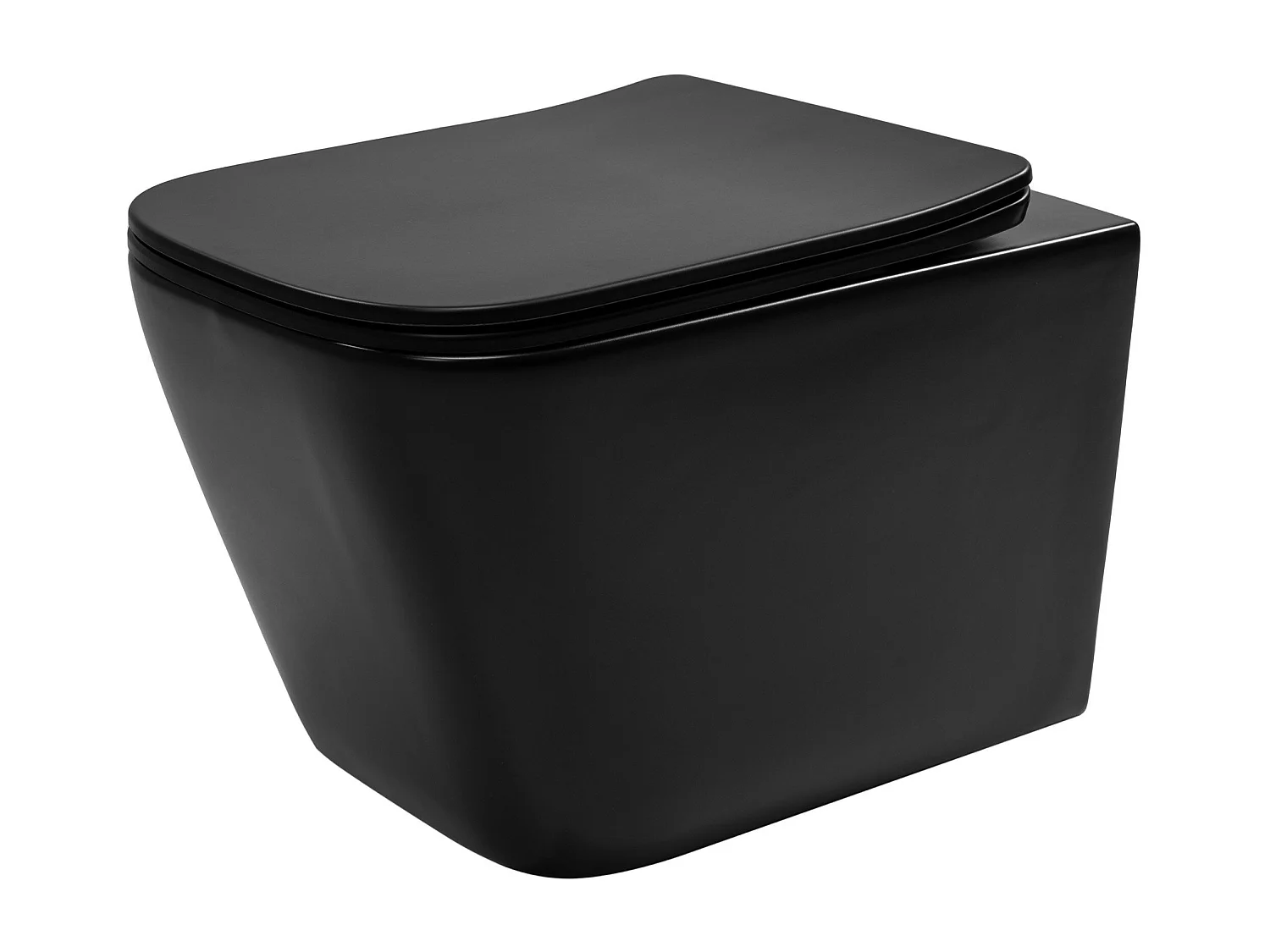 Cuvette Wc Suspendue Rea Julio Rimless Duroplast/Flat/Zm Matt Black