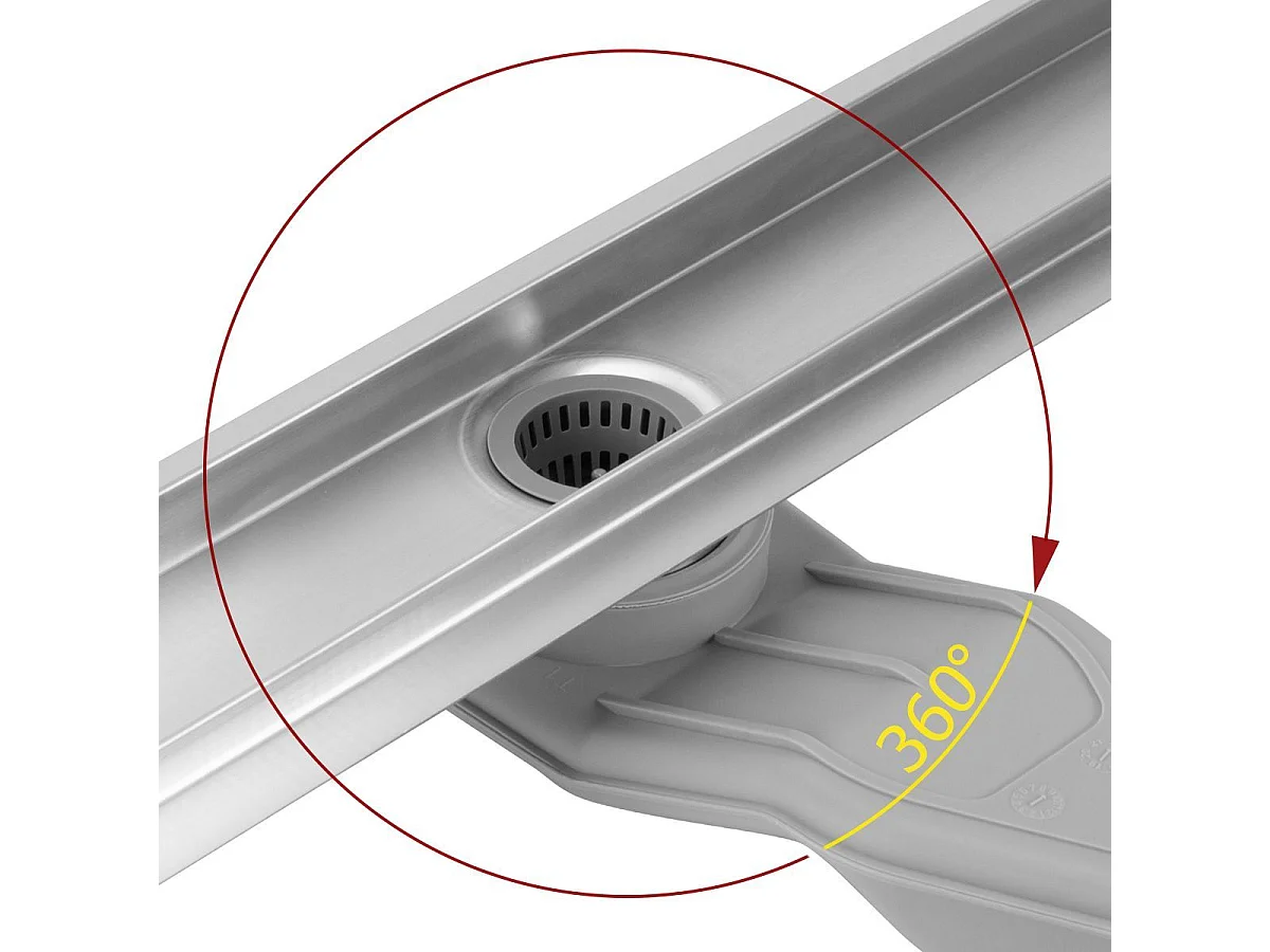 Drenaje Lineal Rea Neox Superflow 700 Brush Steel