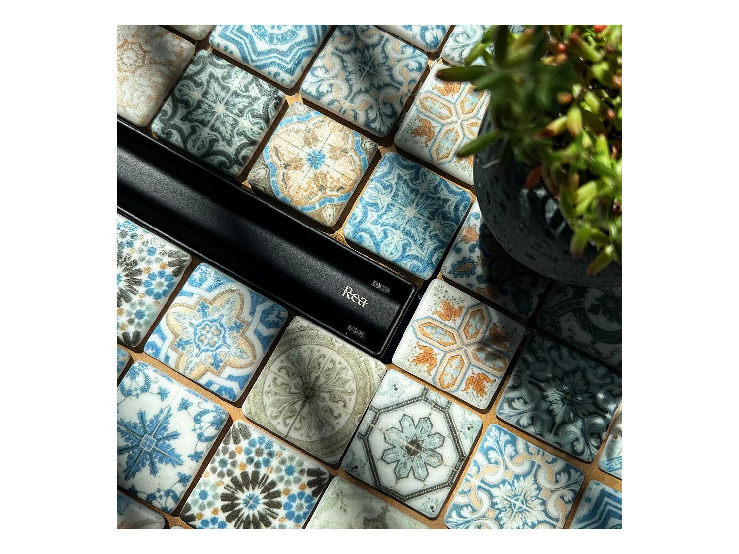 Lineaire Afvoer Rea Neox Slim Pro 900 Black