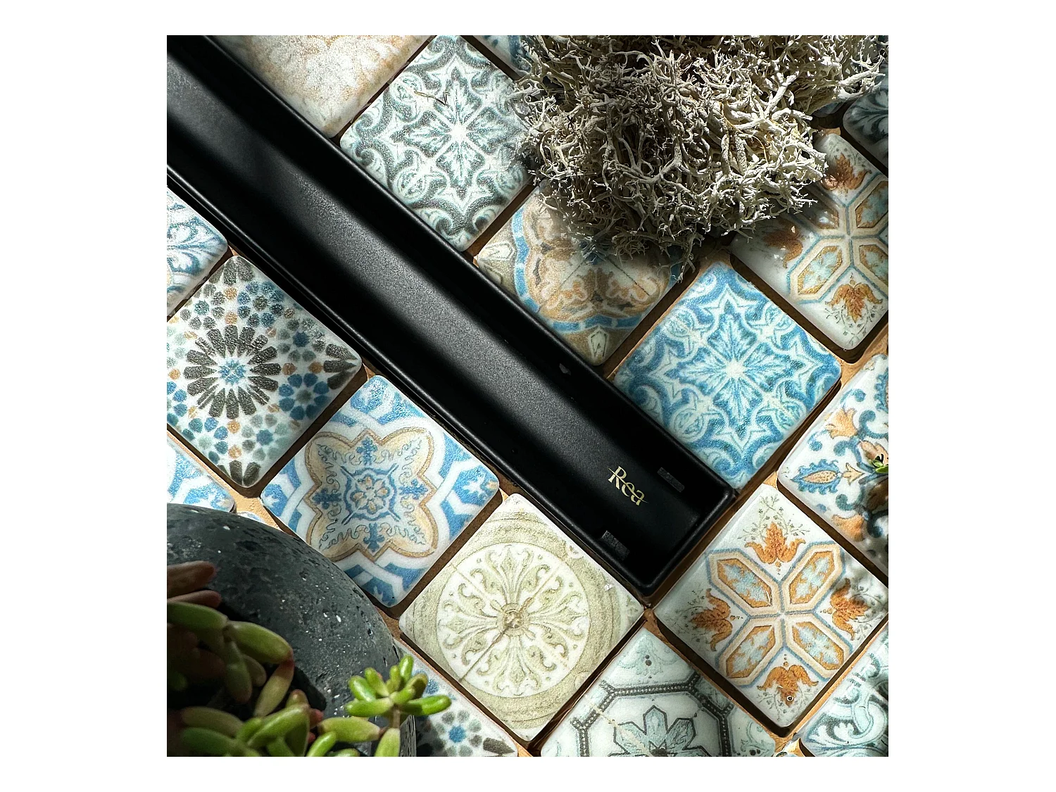 Lineaire Afvoer Rea Neox Slim Pro 800 Black