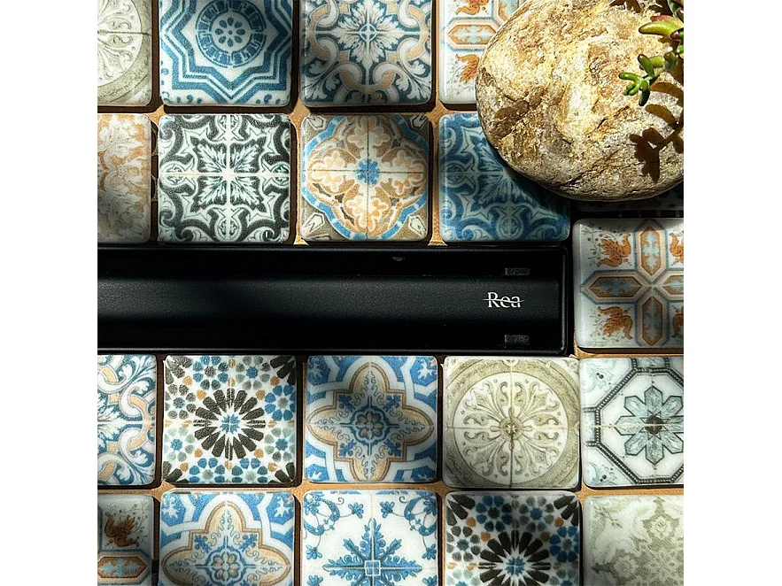 Drain Linéaire Rea Neox Slim Pro 800 Black