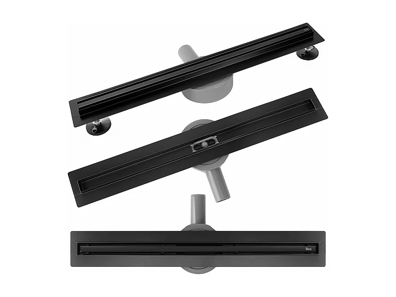 Duschrinne Rea Neox Slim Pro 800 Black