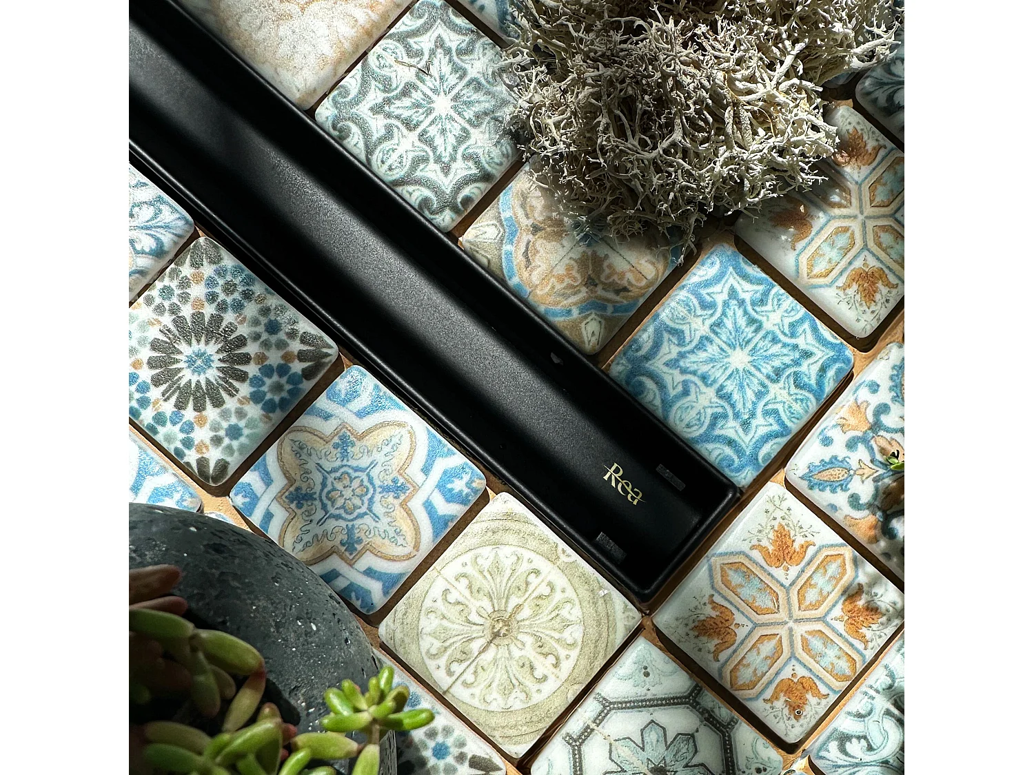 Drain Linéaire Rea Neox Slim Pro 1000 Black