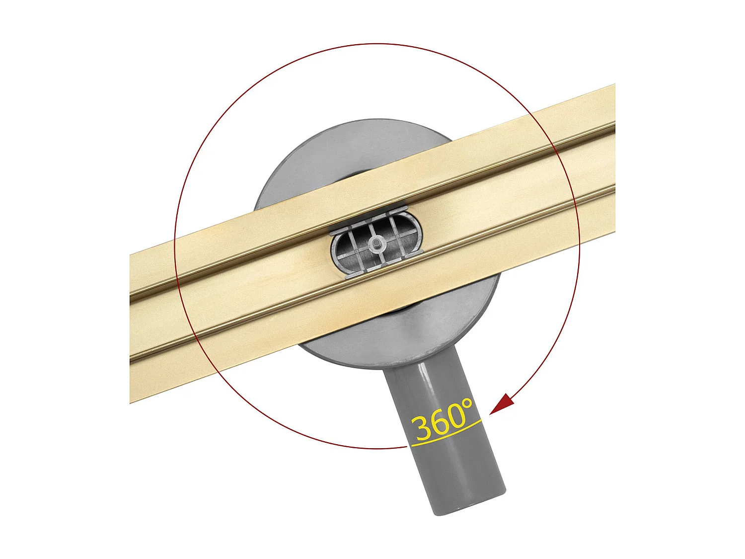 Drain Linéaire Rea Neo Slim Pro Gold 500