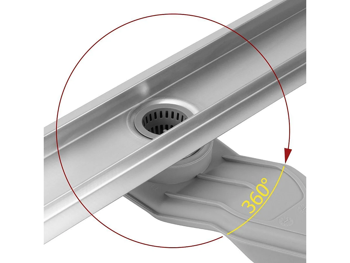 Drain Linéaire Rea Neox Superflow 900 Brush Steel