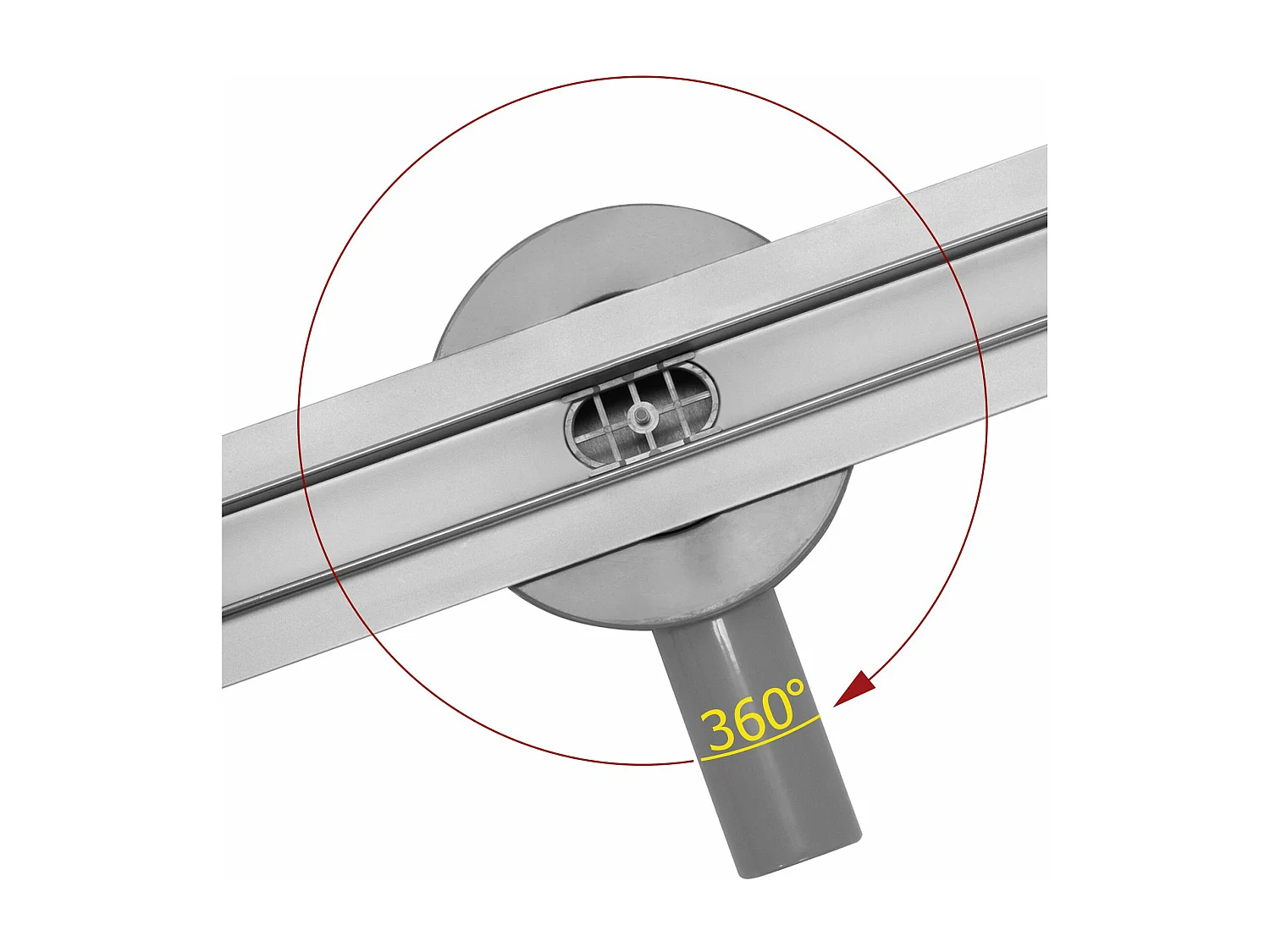 Drain Linéaire Rea Neo Slim Pro 700 Brush Steel