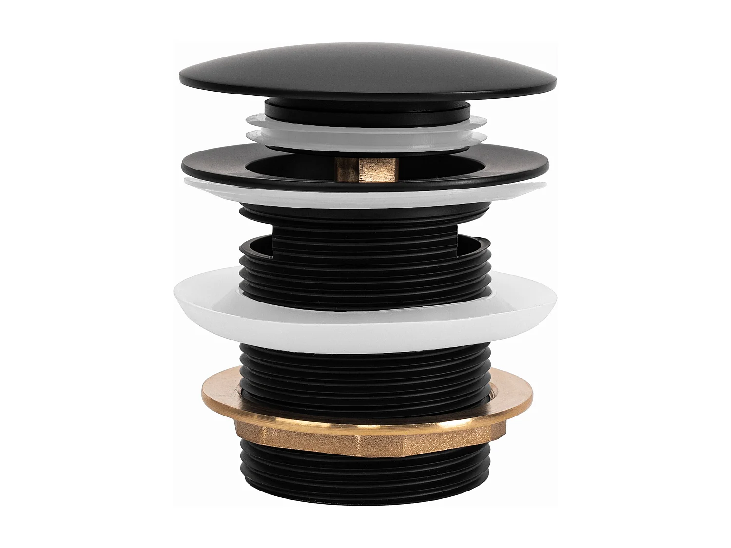 Kurk Badkuip Uniwersalny Klik-Klak Rea Black