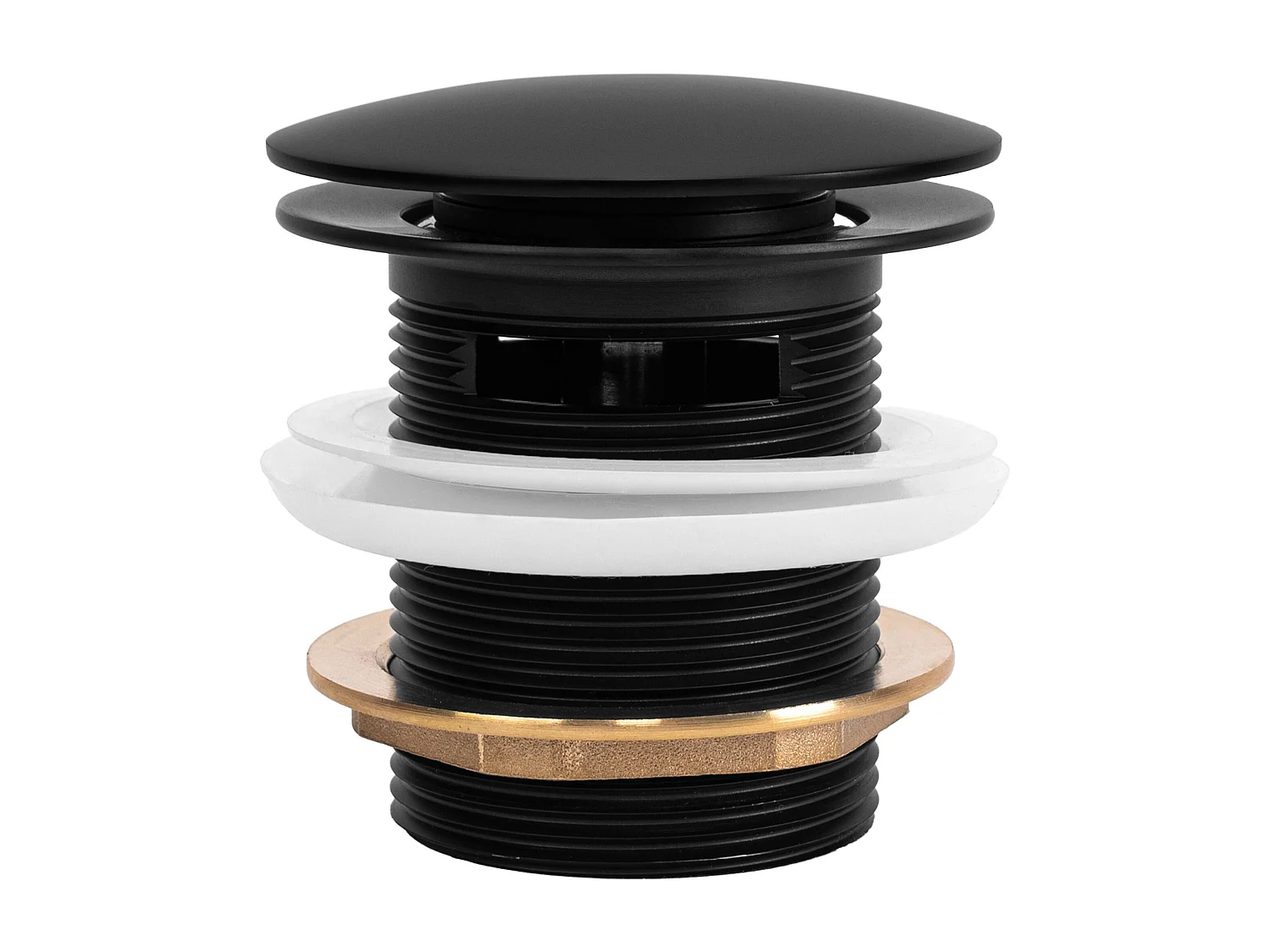 Kurk Badkuip Uniwersalny Klik-Klak Rea Black