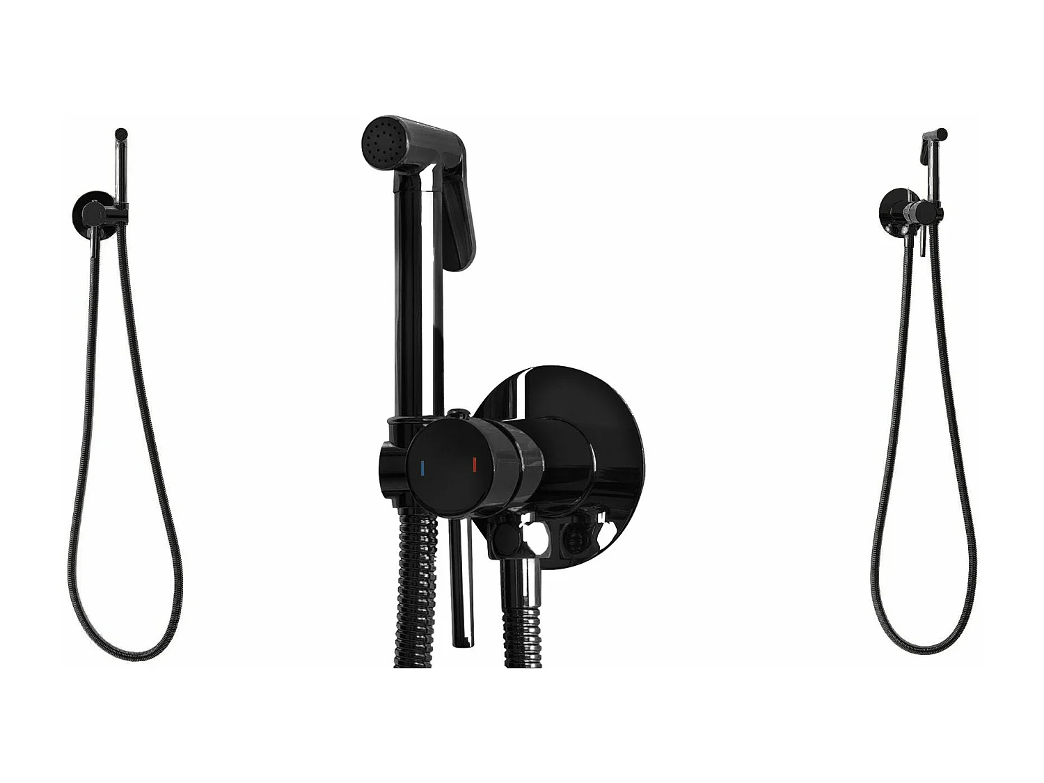 Robinet De Bidet Rea Loop Lungo Black