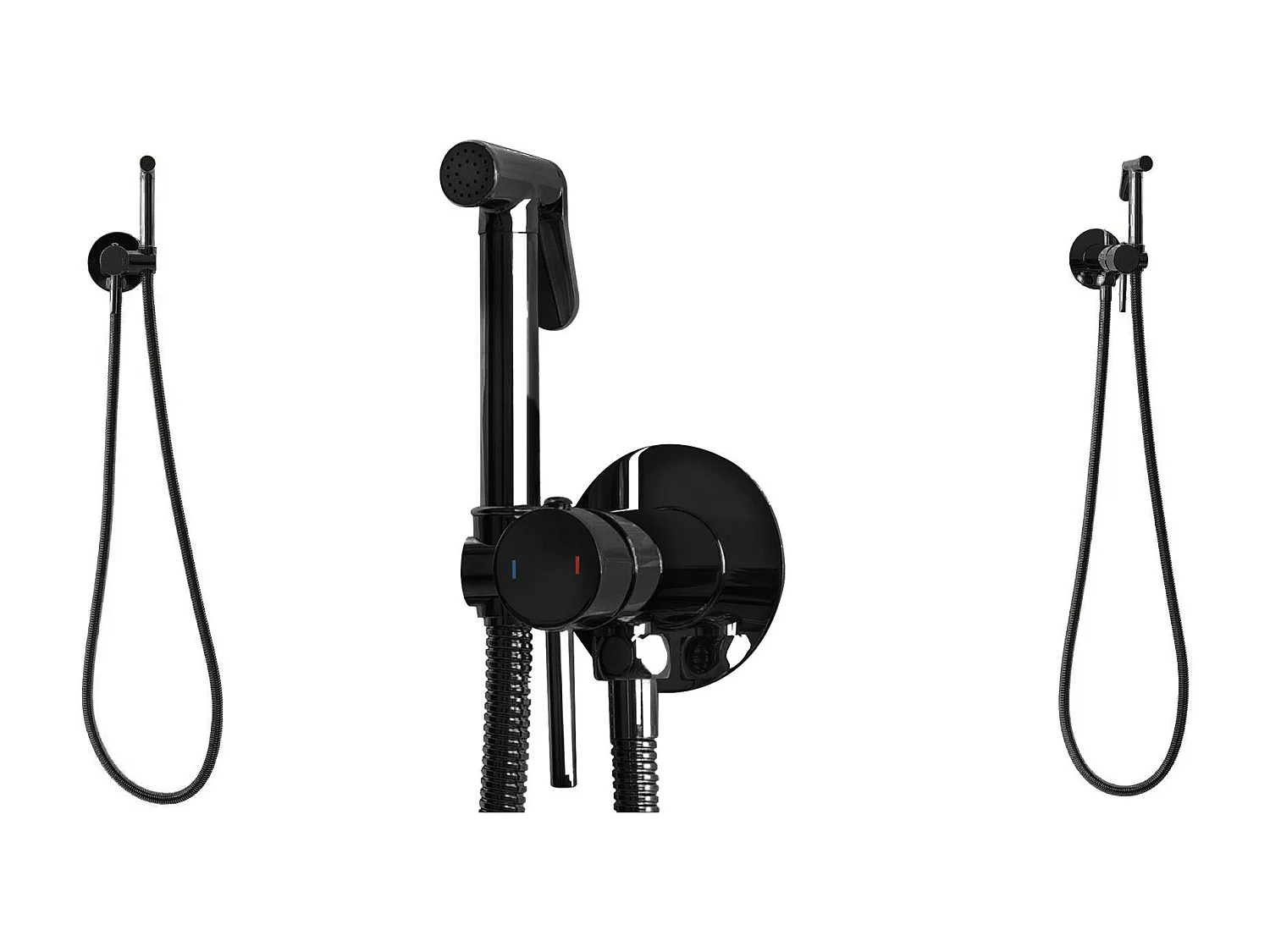 Robinet De Bidet Rea Loop Lungo Black