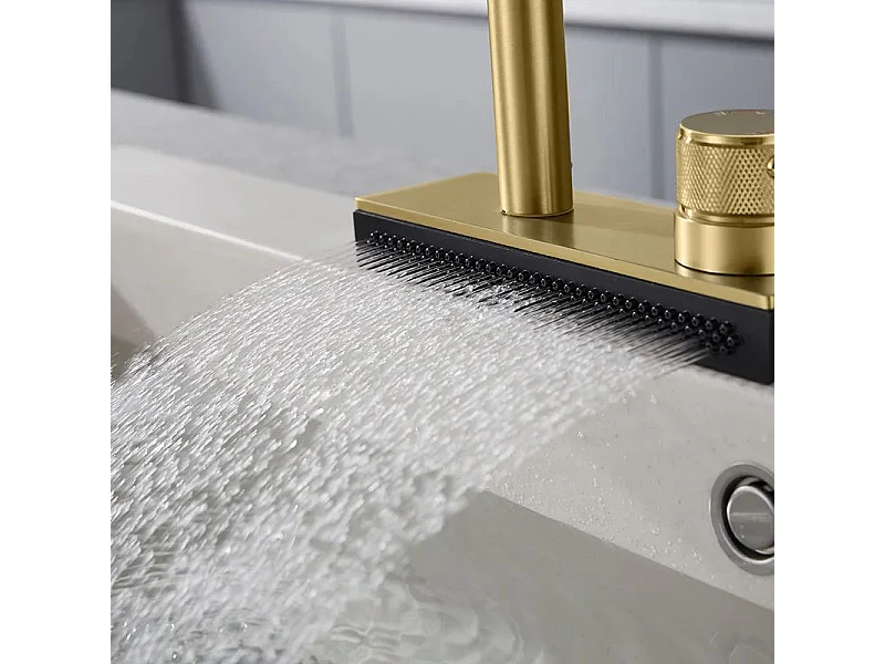 Grifo Para Cocina Rea Js-K112Bg Conor Brush Gold