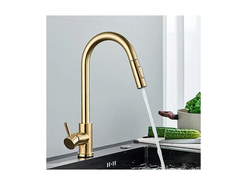 Robinet De Cuisine Rea Fresh Gold