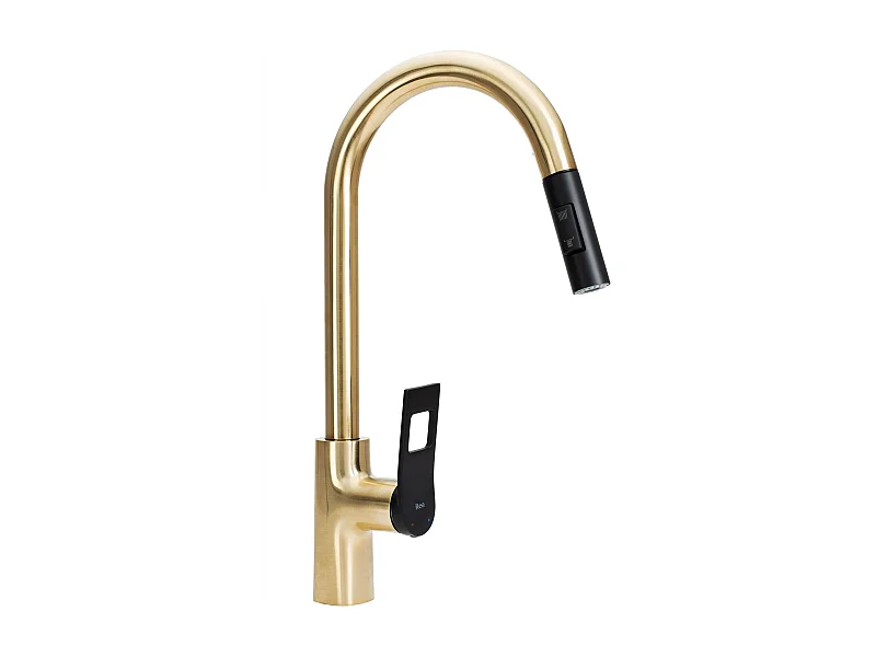 Grifo Para Cocina Rea My1906-5Bgg Soul Brush Gold