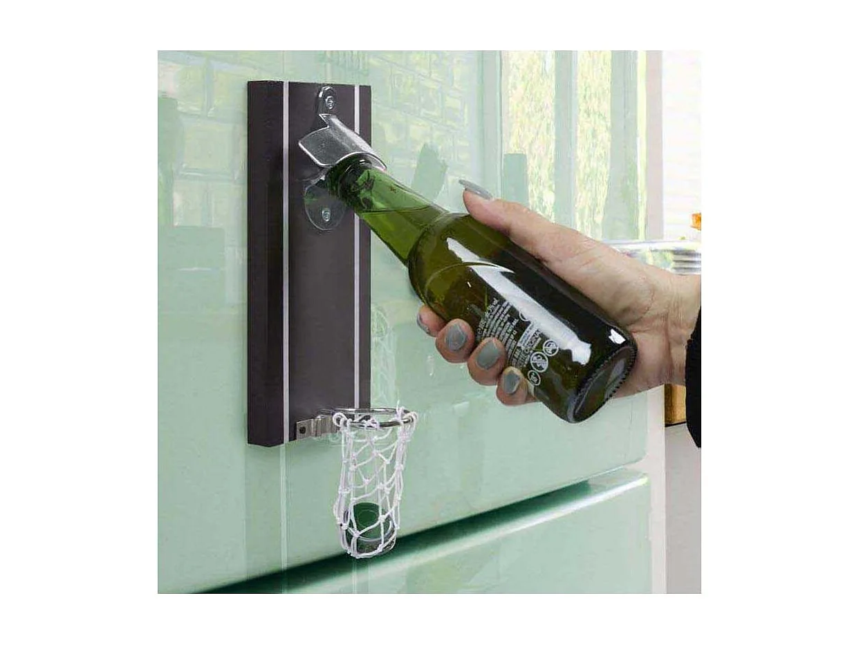 Décapsuleur aimanté panier de basket