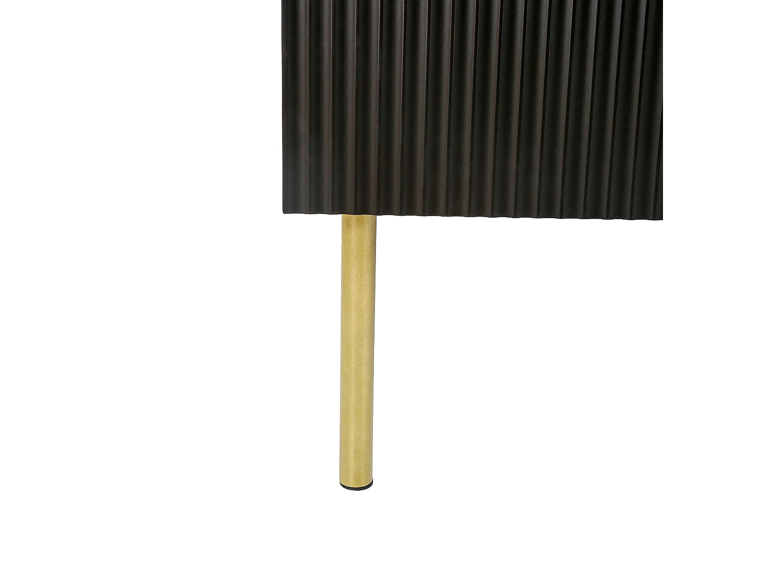 Buffet 3 portes avec étagères réglables - MDF & panneaux de particules - Noir