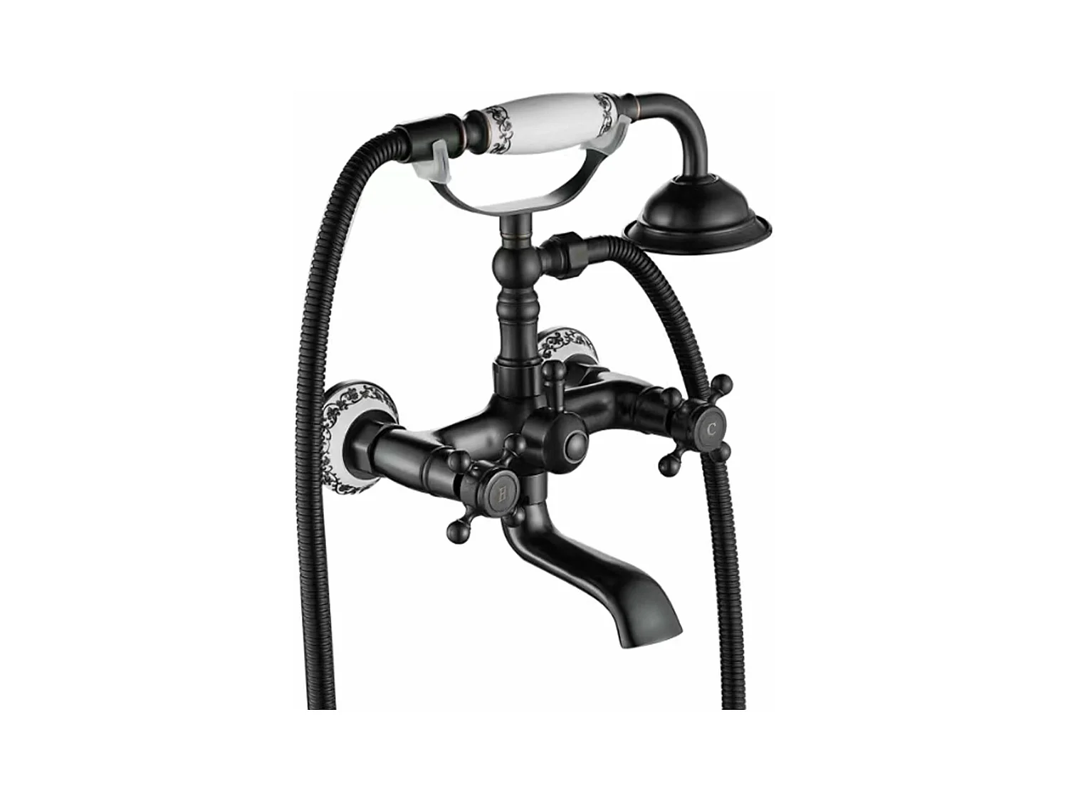 Robinet De Baignoire Rea Rustico Black