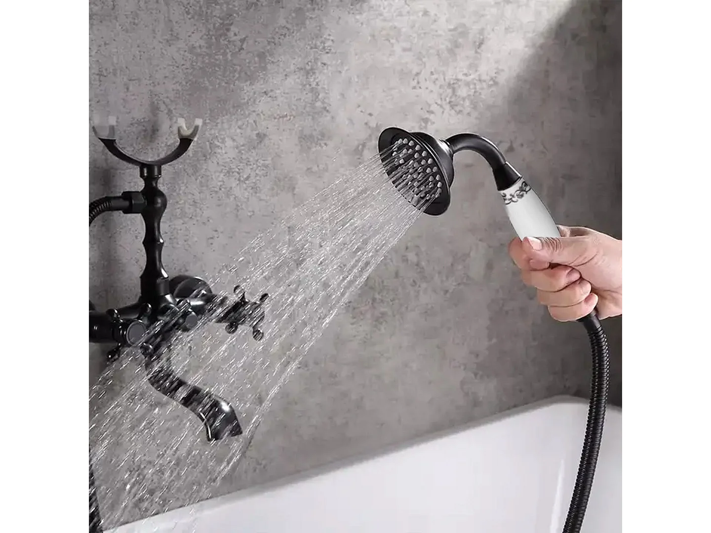 Rubinetto Da Vasca Rea Rustico Black