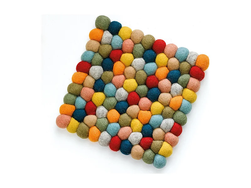 Dessous de plat Lana coloré carré