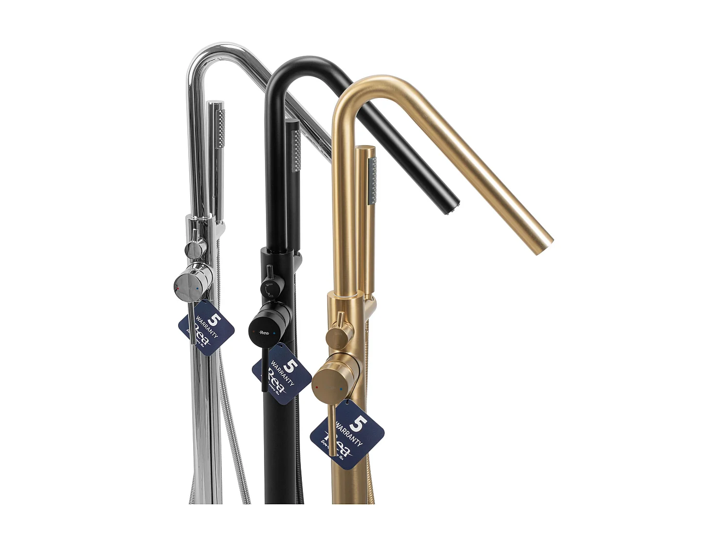 Robinet Autoportant Rea Aras Brush Gold