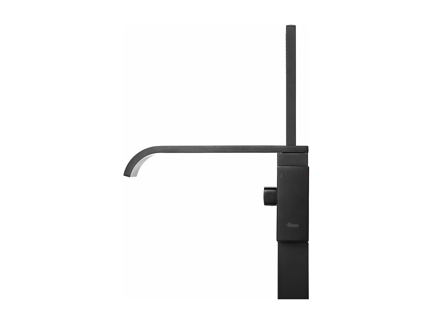 Vloeren Badmengkraan Rea Carat Black