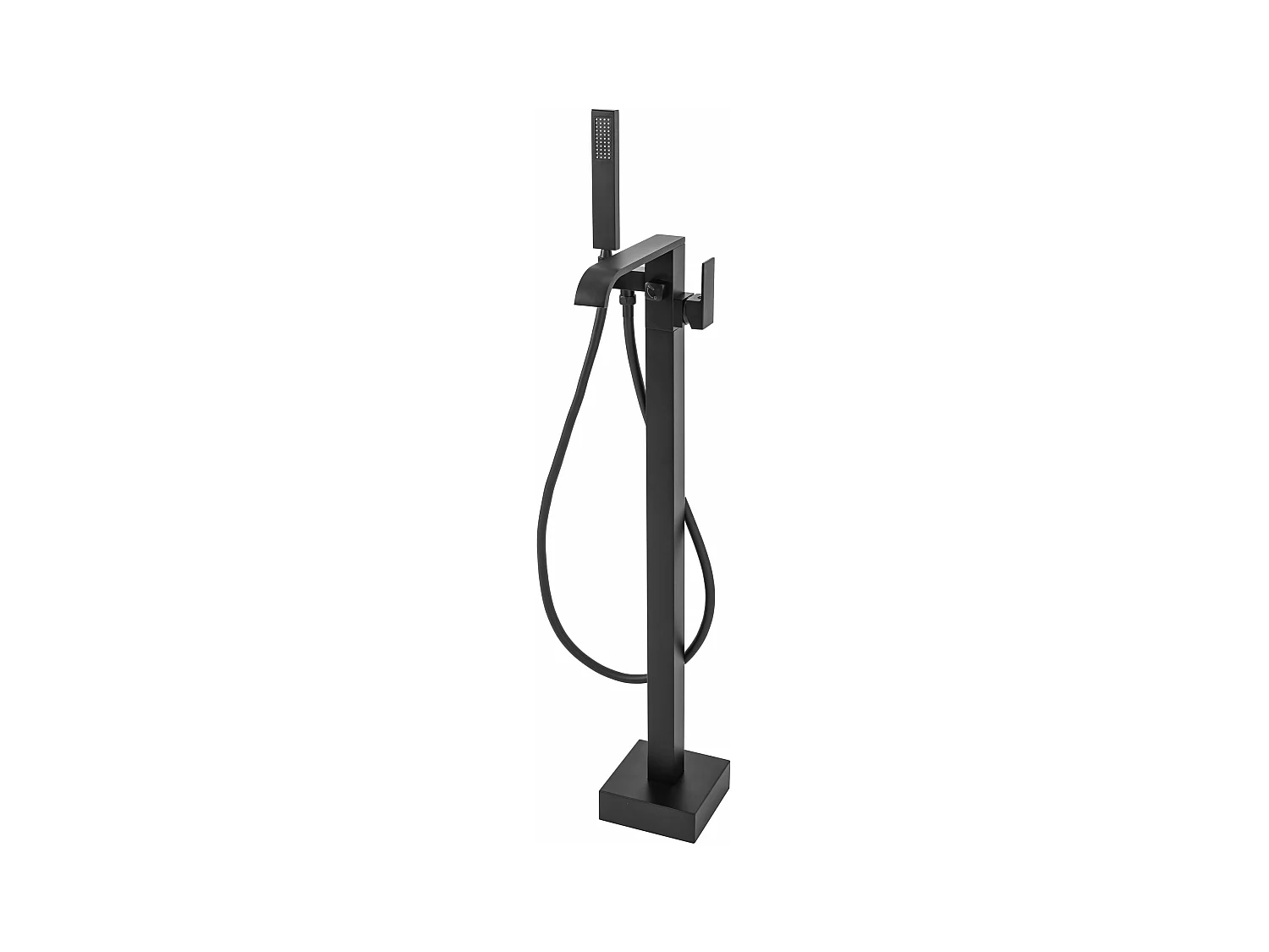 Vloeren Badmengkraan Rea Carat Black