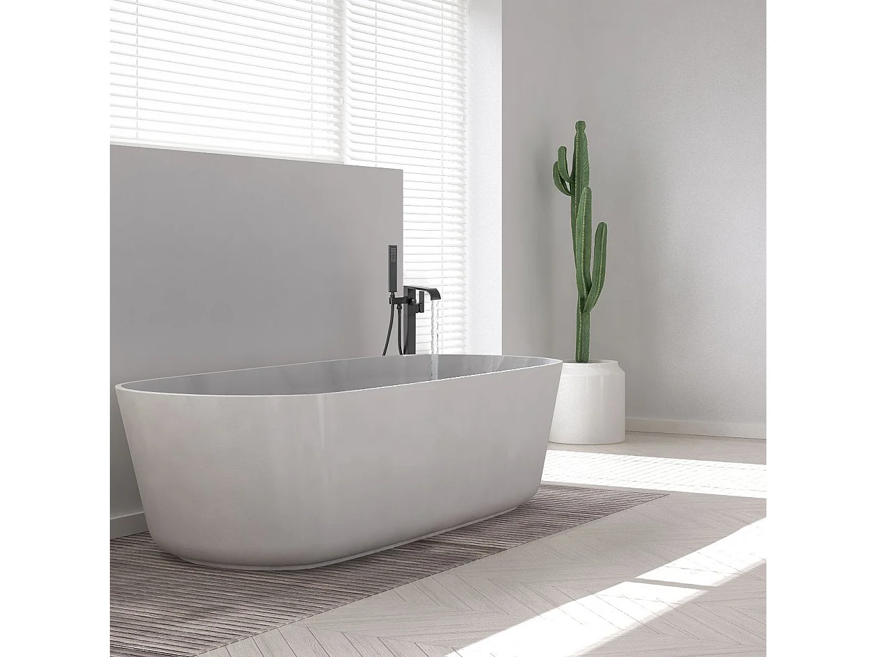 Vloeren Badmengkraan Rea Carat Black