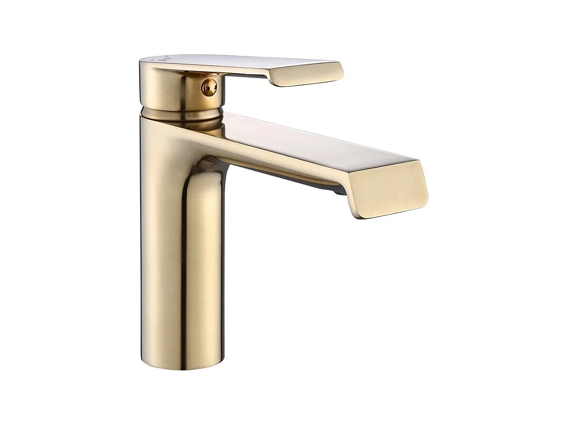 Robinet De Lavabo Rea My2061-2Gg Hass Low Brush Gold