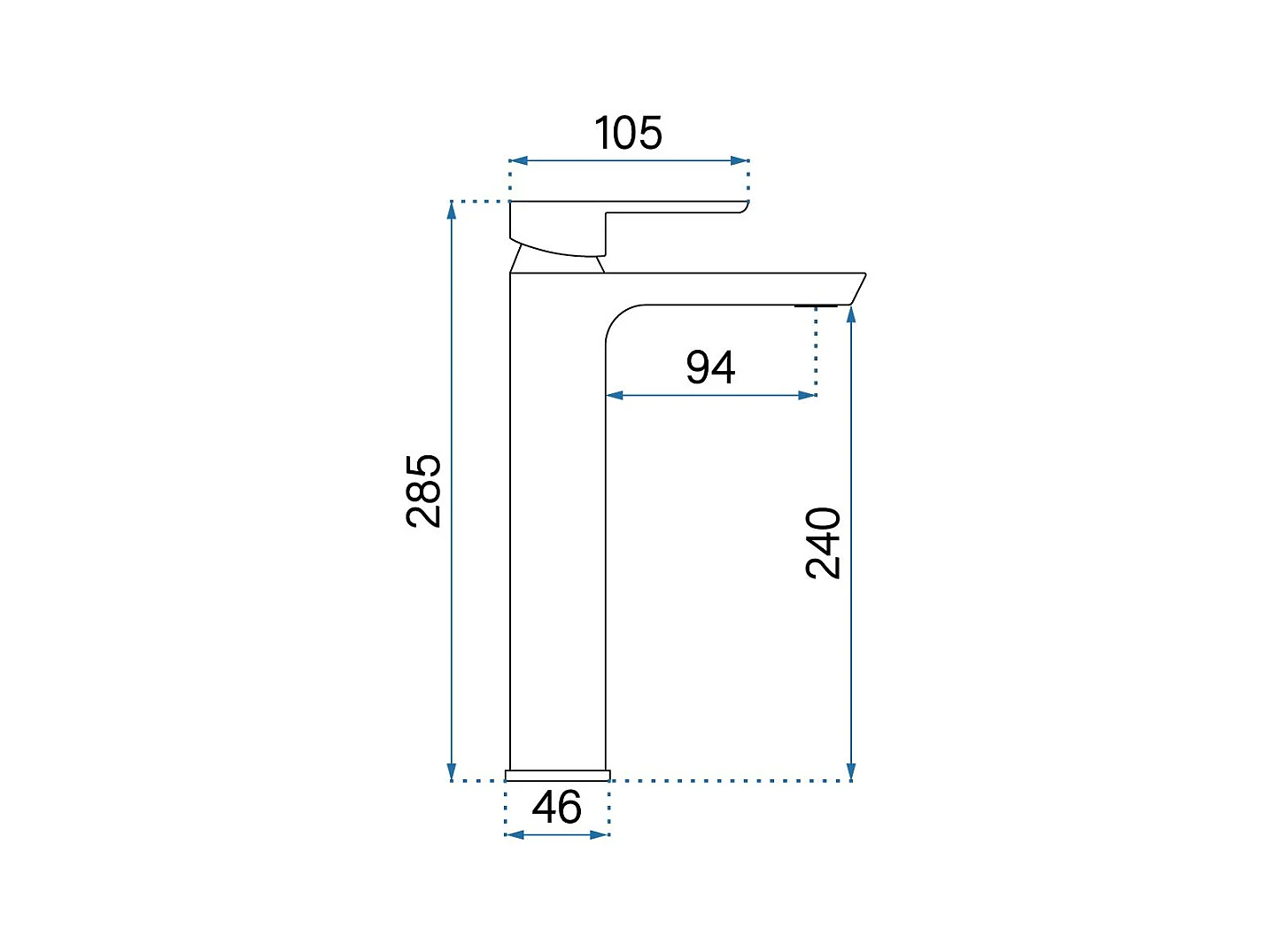 Waschbeckenarmatur Rea My2021-21G Argus High Gold