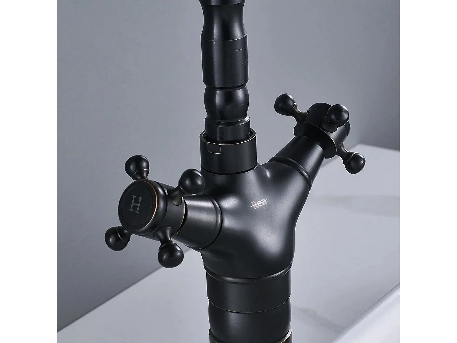 Rubinetto Da Cucina Rea Rustico High Black