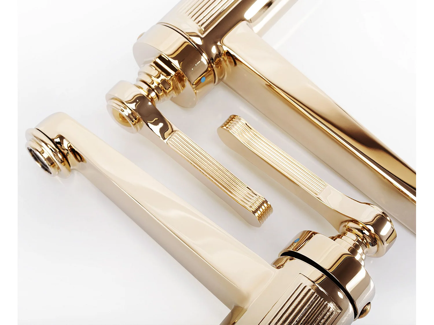 Robinet De Lavabo Rea Monaco Low Gold