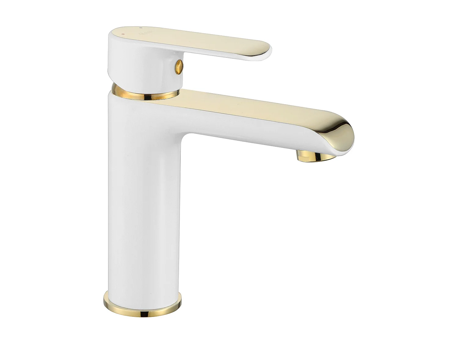 Robinet De Lavabo Rea My1805-2Wg Bloom Low White/Gold