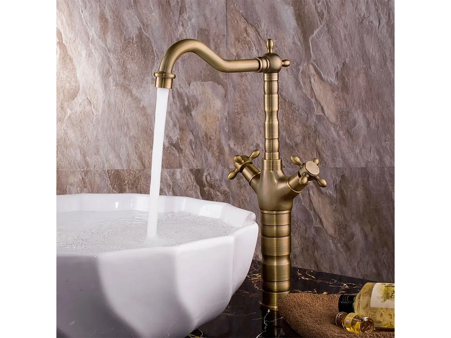 Rubinetto Da Cucina Rea Rustico High Gold