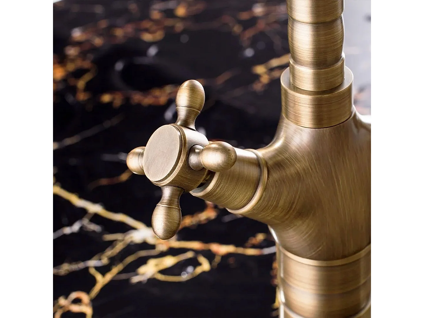 Rubinetto Da Cucina Rea Rustico High Gold